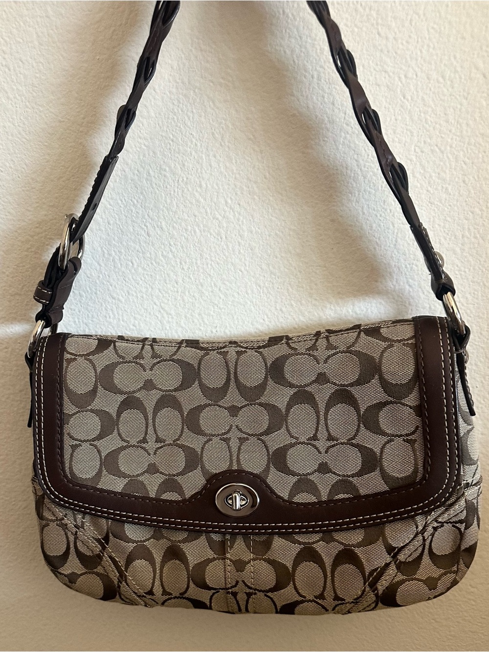 Coach Chelsea Signature Flap Shoulder Bag H0769-11014